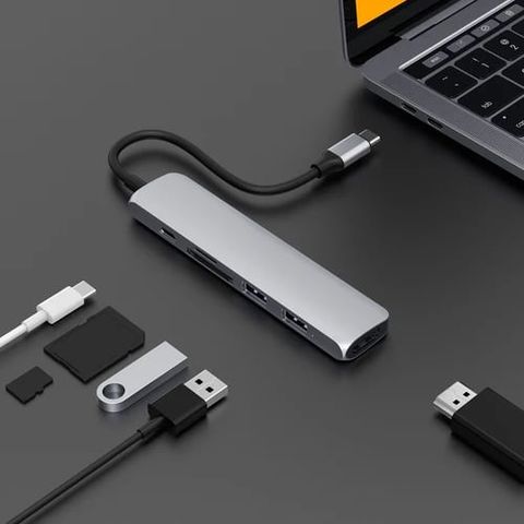 Cổng chuyển Hyperdrive Bar 6 Ports USB-C Hub