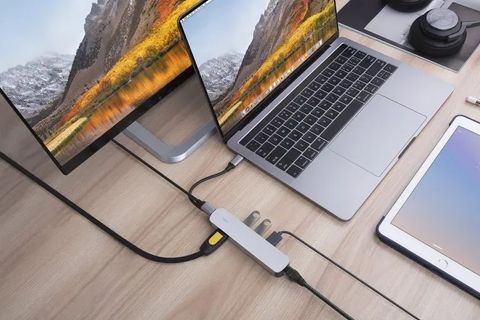 Cổng chuyển Hyperdrive Tube HDMI 4K 6 Ports USB-C Hub
