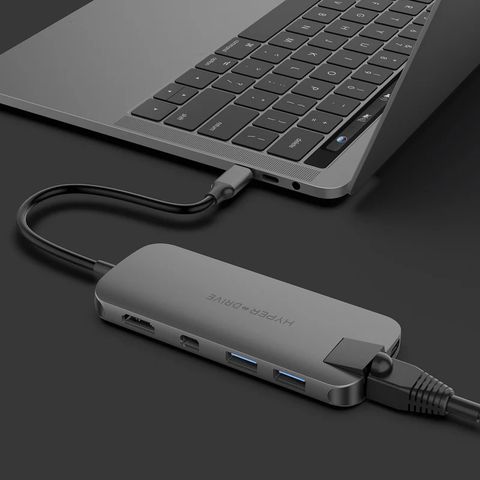 Cổng chuyển Hyperdrive Slim 8 Ports USB-C Hub
