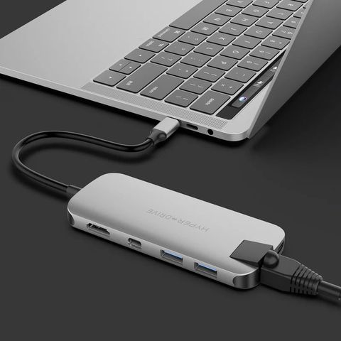 Cổng chuyển Hyperdrive Slim 8 Ports USB-C Hub