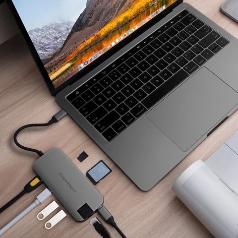 Cổng chuyển Hyperdrive Slim 8 Ports USB-C Hub