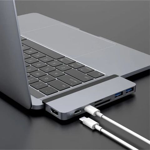 Cổng chuyển Hyperdrive DUO 7 Ports 4K 60Hz USB-C Hub