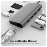 Cổng chuyển Hyperdrive Power 9 Ports USB-C Hub