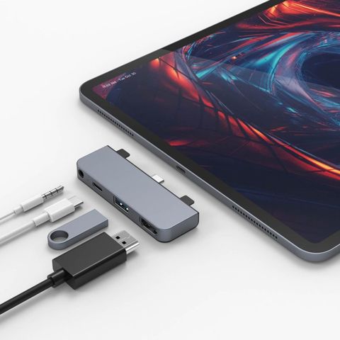 Cổng chuyển Hyperdrive 4 Ports USB-C Hub cho iPad
