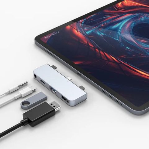 Cổng chuyển Hyperdrive 4 Ports USB-C Hub cho iPad