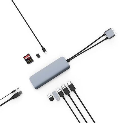 Cổng chuyển Hyperdrive Viper 10-in-2 4K 60Hz USB-C Hub