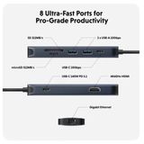 Cổng chuyển Hyperdrive Next 8 Ports USB-C Hub