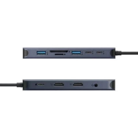 Cổng chuyển Hyperdrive Next 11 Ports Dual 4K 60Hz HDMI USB-C Hub