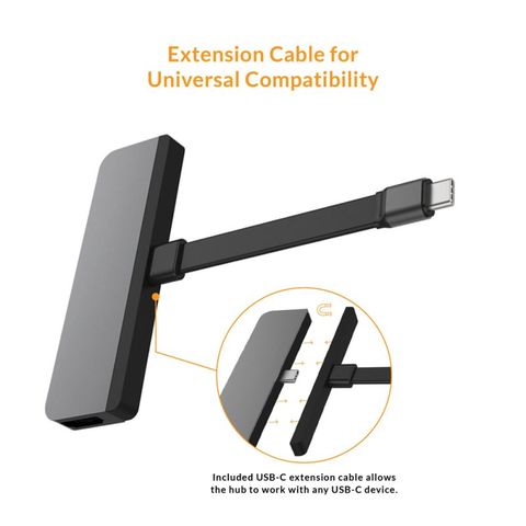 Cổng chuyển Hyperdrive Media 6 Ports HDMI 4K 60Hz USB-C Hub