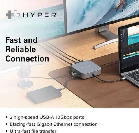 Cổng chuyển đa cổng Hyperdrive Thunderbolt 3 Dock Station