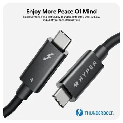 Cáp Hyperdrive Thunderbolt 4 2m