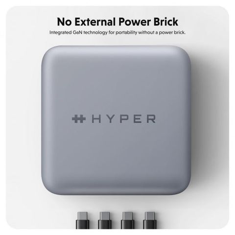 Cỏng chuyển Hyperdrive Thunderbolt 4 Power Hub With Integrated GaN Power Source