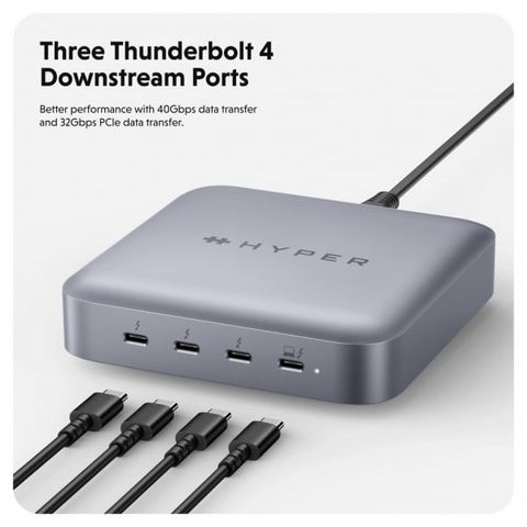 Cỏng chuyển Hyperdrive Thunderbolt 4 Power Hub With Integrated GaN Power Source