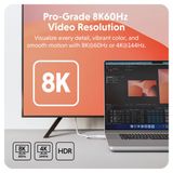 Cáp Hyperdrive USB4 1.2m Braided Performance