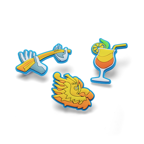  Bộ 3 Charm Biti's Đà Nẵng Sáng Tạo Màu Xanh Ngọc AAUH04400XNG 