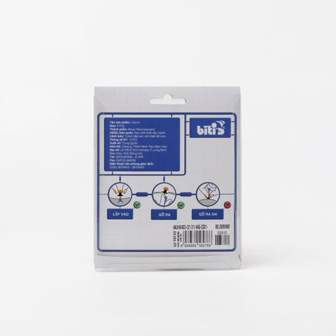  Charm Trang Trí Giày Dép Biti's Màu Vàng AAUH04900VAG 