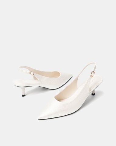  Giày Cao Gót Slingback Pump Tối Giản 