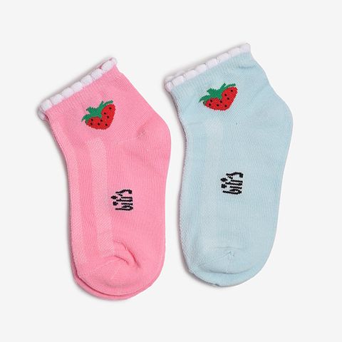  Combo 2 Đôi Vớ Biti's Bé Gái Màu Hồng ASGG00070HOG 