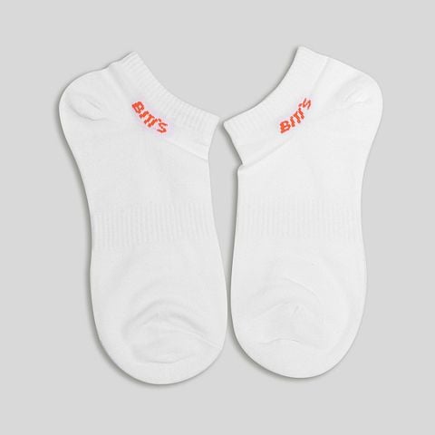  Combo 2 Đôi Vớ Cổ Thấp Biti's Màu Đen Full & Trắng ASUG00010DEF 