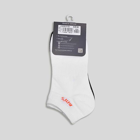  Combo 2 Đôi Vớ Lười Biti's Màu Đen và Trắng ASUG00020DEF 