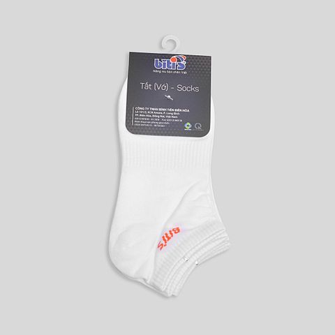  Combo 2 Đôi Vớ Lười Biti's Màu Trắng ASUG00020TRG 