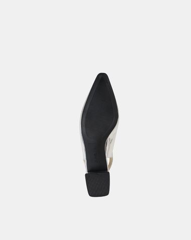  Giày Cao Gót Slingback Gót Vuông Có Khoá 