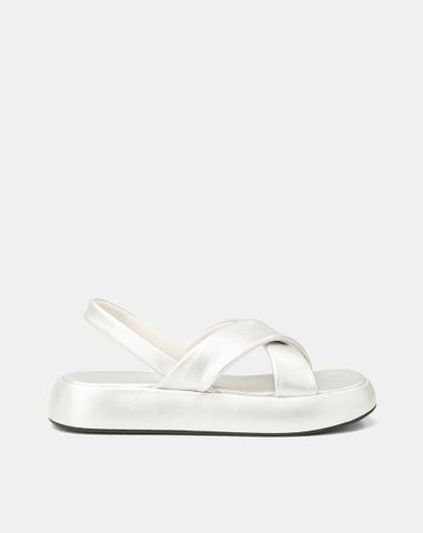  Giày Sandal Quai Chéo Hiệu Ứng Phồng 