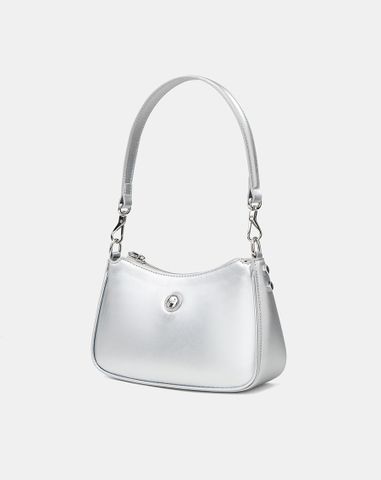  Túi Xách Nhỏ Đeo Vai Phối Khoá Trang Trí 