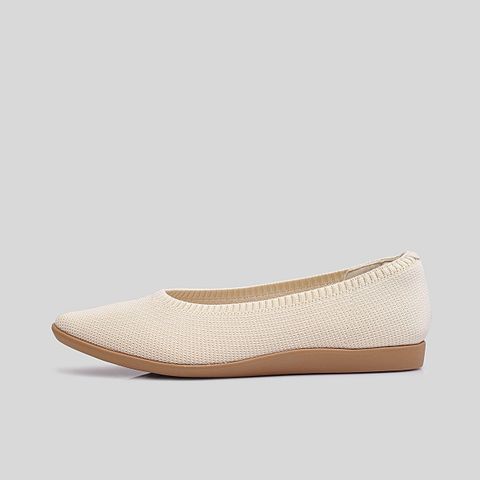  Giày Búp Bê Biti's Nữ Màu Kem BBW002700KEM 