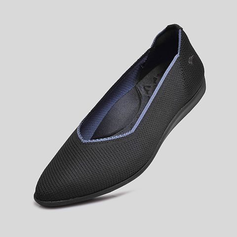  Giày Búp Bê Biti's Nữ Màu Đen BBW003000DEN 