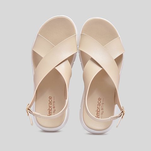  Sandal Biti's Êmbrace Nữ Màu Kem Lợt BEW003100KEL 