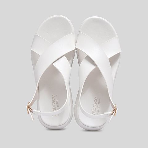  Sandal Biti's Êmbrace Nữ Màu Trắng BEW003100TRG 