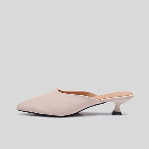  Dép Cao Gót Biti’s Nữ Màu Kem BFW005388KEM 