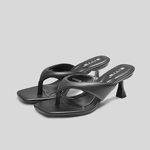  Dép Cao Gót Biti’s Nữ Màu Đen BFW005488DEN 