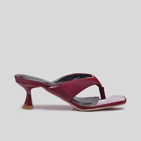  Dép Cao Gót Biti’s Nữ Màu Đỏ Đậm BFW005488DOD 