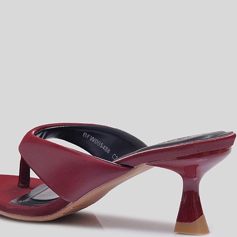  Dép Cao Gót Biti’s Nữ Màu Đỏ Đậm BFW005488DOD 