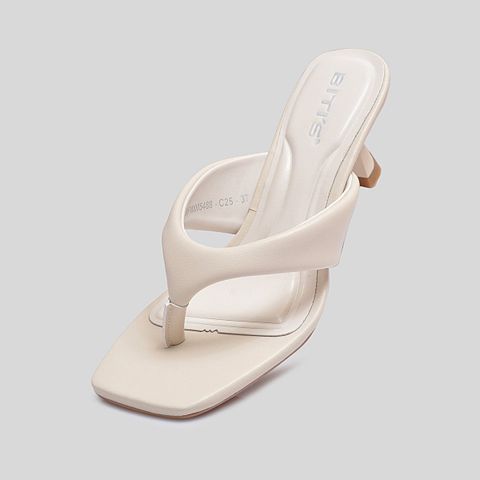 Dép Cao Gót Biti’s Nữ Màu Kem BFW005488KEM 