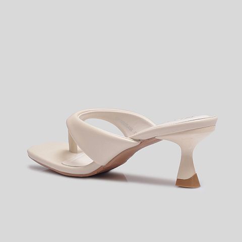  Dép Cao Gót Biti’s Nữ Màu Kem BFW005488KEM 