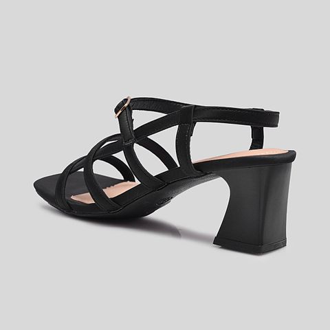  Giày Sandal Cao Gót Biti's Nữ Màu Đen BFW005688DEN 