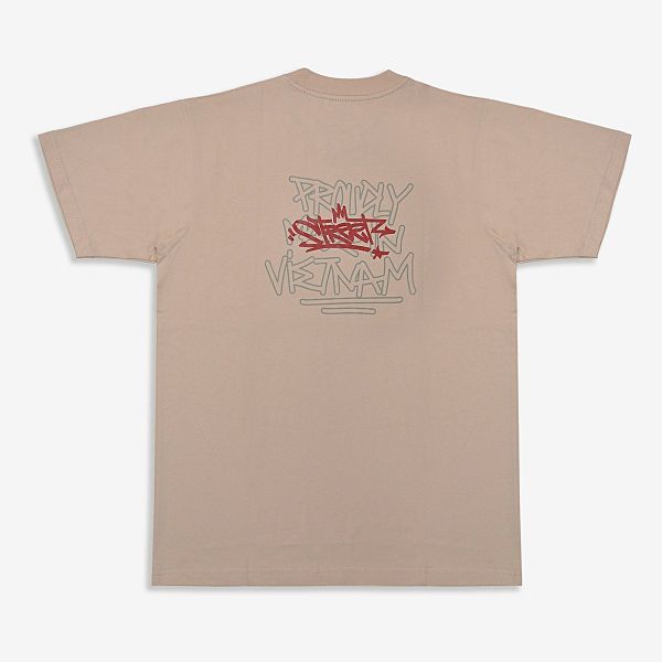  Áo Thun Biti's Hunter Unisex Màu Kem BOU001700KEM 