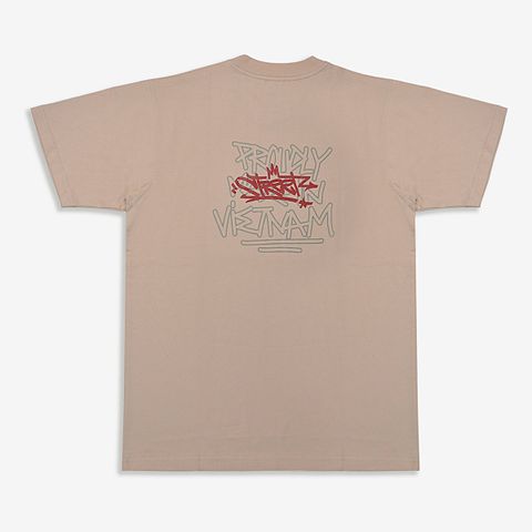  Áo Thun Biti's Hunter Unisex Màu Kem BOU001700KEM 