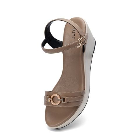  Sandal Đế Xuồng Biti's Nữ Màu Nâu BPW005688NAU 
