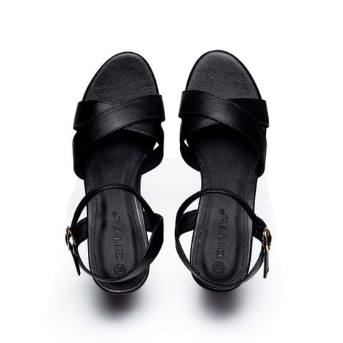  Sandal Đế Xuồng Biti's Nữ Màu Đen BPW006288DEN 