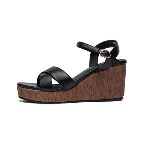  Sandal Đế Xuồng Biti's Nữ Màu Đen BPW006288DEN 