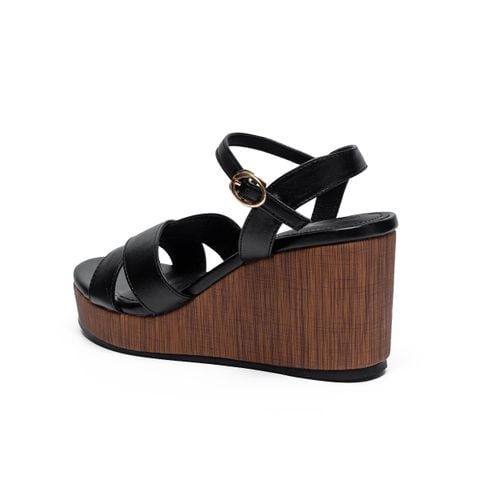  Sandal Đế Xuồng Biti's Nữ Màu Đen BPW006288DEN 