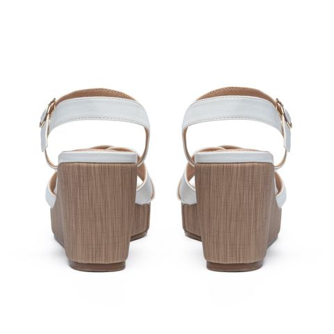  Sandal Đế Xuồng Biti's Nữ Màu Trắng BPW006288TRG 