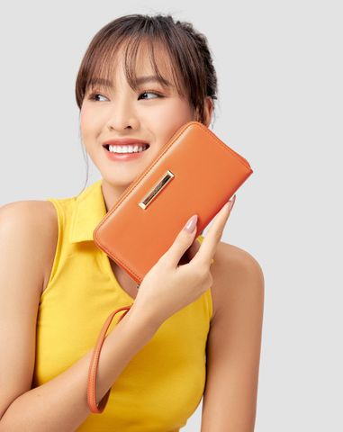  Ví Phối Vân Da Cá Sấu 