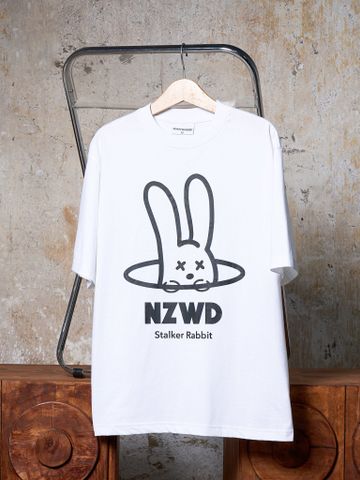  Áo thun unisex Newzy Wonder oversized 100% cotton in Stalker Rabbit NZATH004 