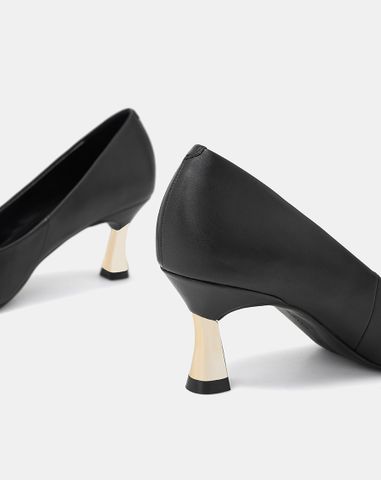  Giày Cao Gót Pump Mũi Nhọn Gót Thanh 