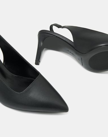  Giày Cao Gót Cao Gót Slingback Mũi Nhọn Gót Thanh 